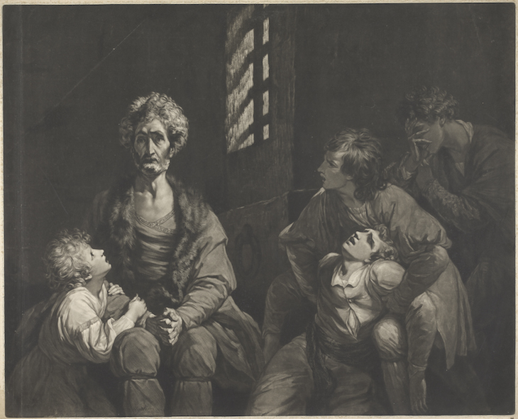 Count Ugolino della Gherardesca and his Sons in Prison, John Dixon