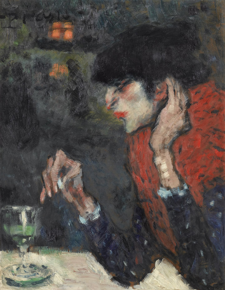 La Buveuse d’absinthe (1901), Pablo Picasso. Photo © Musée d’Orsay, Dist. RMN-Grand Palais / Patrice Schmidt © Succession Picasso 2018 