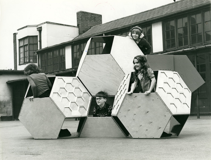Tetrakaidecahedral (movable playground; 1973-75), Victor Papanek. © University of Applied Arts Vienna, Victor J. Papanek Foundation