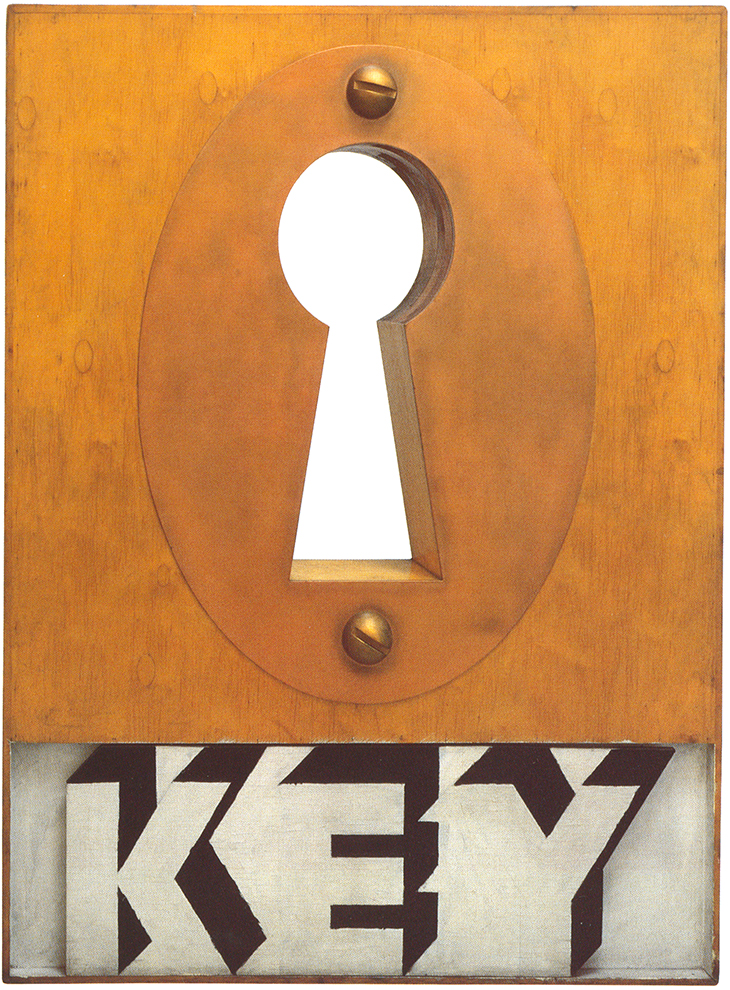 Key Box (1963), Joe Tilson.