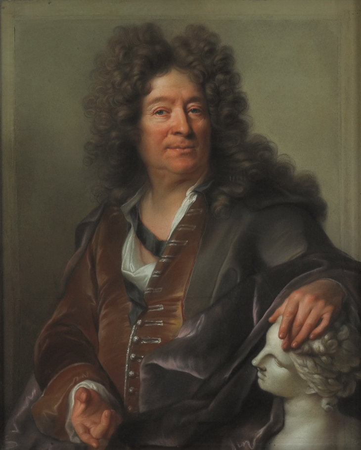 Portrait of François Girardon (1701), Joseph Vivien. Musée du Louvre. 