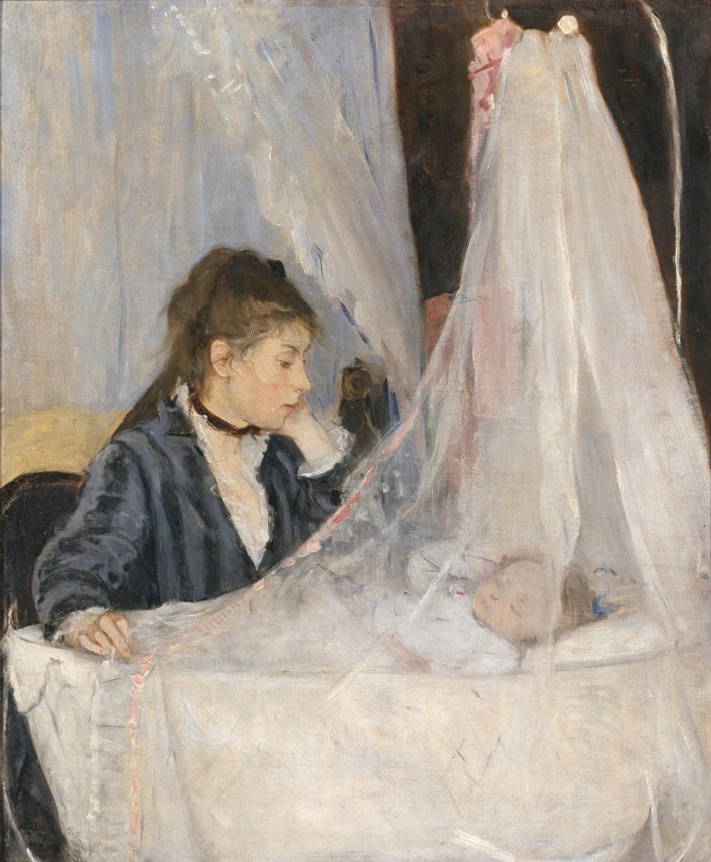 The Cradle, 1872, Berthe Morisot, Musée d’Orsay, Paris