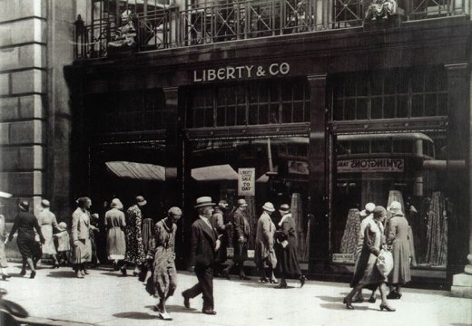 The Liberty of London department store on Regent Street, London, in c. 1925, Regent Street, London.