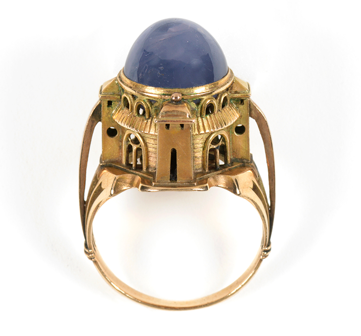 Sabbatai ring (1904), designed by Charles de Sousy Ricketts, probably made by Carlo & Arthur Giuliano.