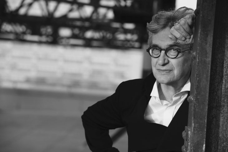 Portrait of Wim Wenders taken in 2015 by Peter Lindbergh, image courtesy Wim Wenders