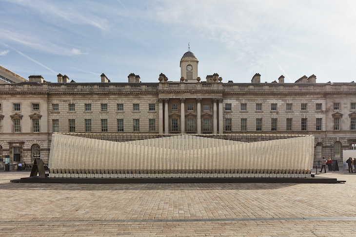 Installation view of Disobedience by Nassia Inglessis (Greece) at the London Design Biennale