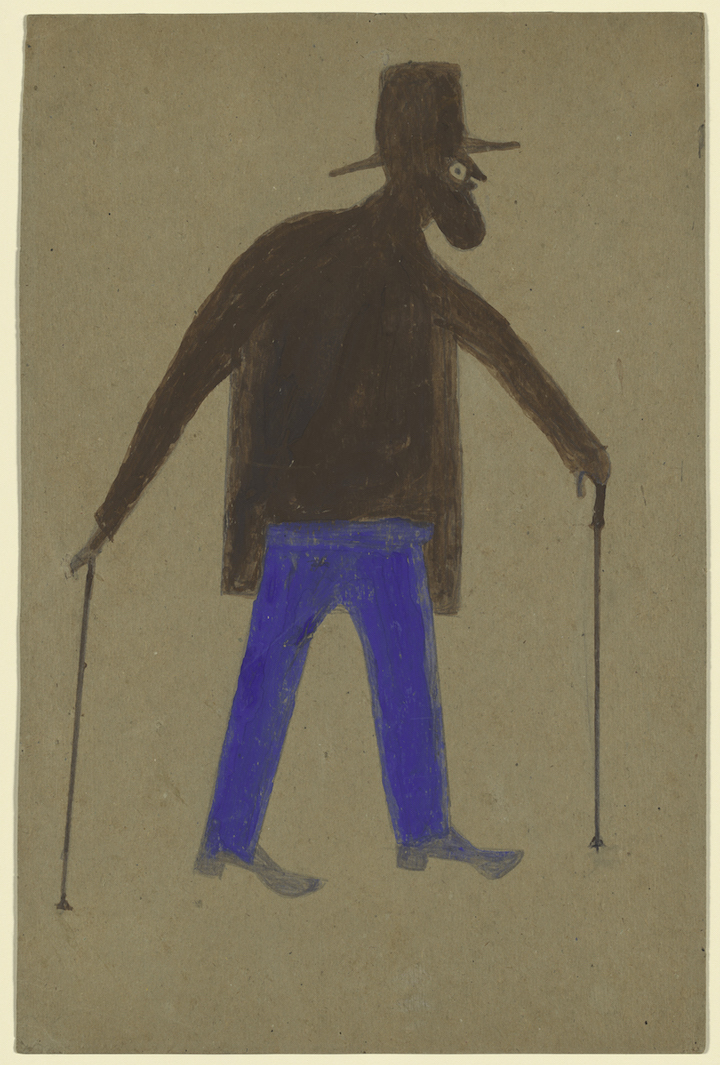 Self-Portrait (ca. 1939-40), Bill Traylor. © The Metropolitan Museum of Art. Image source: Art Resource, NY