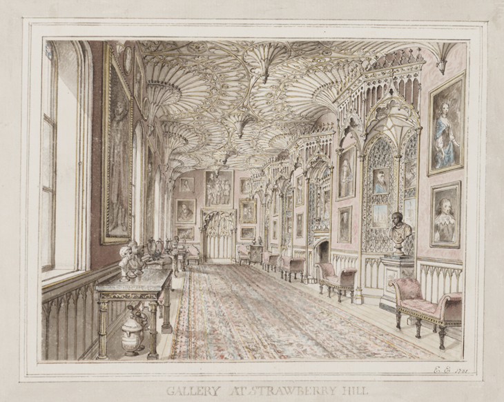 The Gallery at Strawberry Hill, Edward Edwards