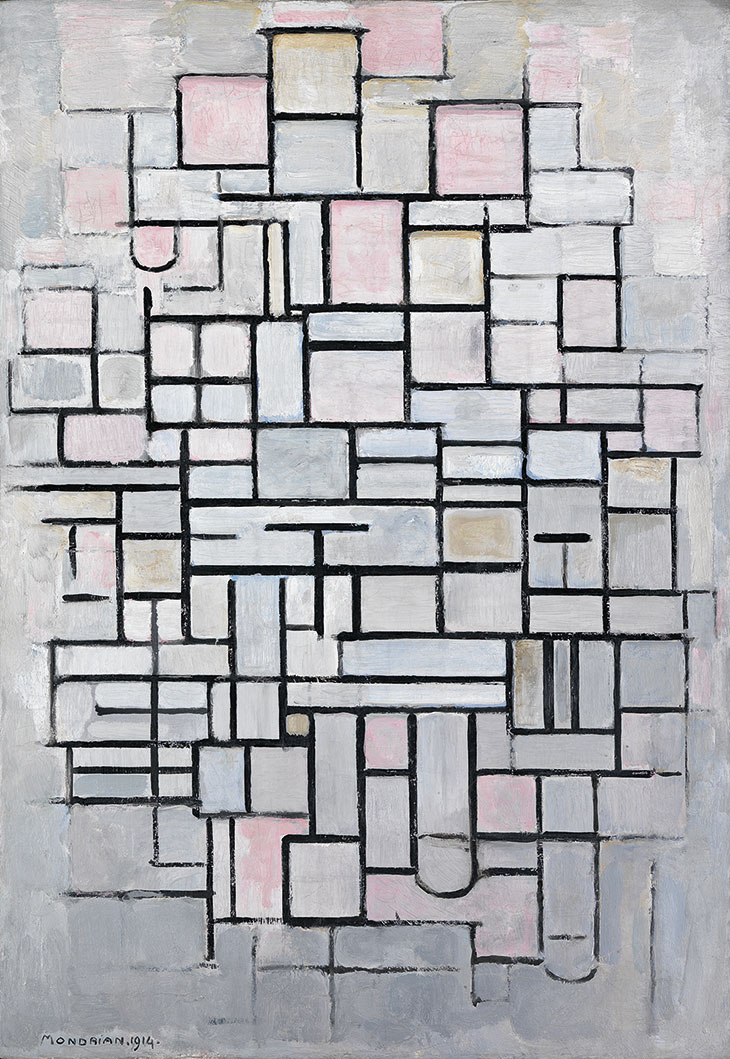 Composition IV, Piet Mondrian
