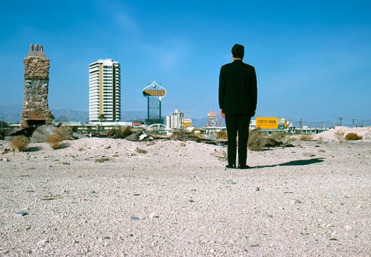 Robert Venturi in Las Vegas in 1968.