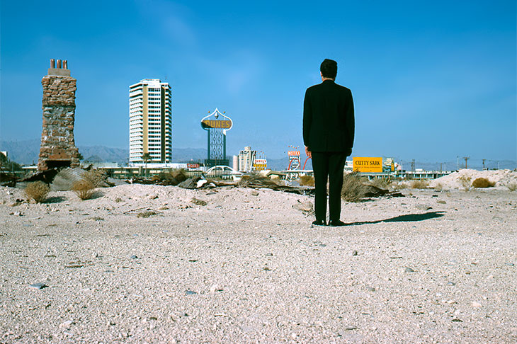 Robert Venturi in Las Vegas in 1968.