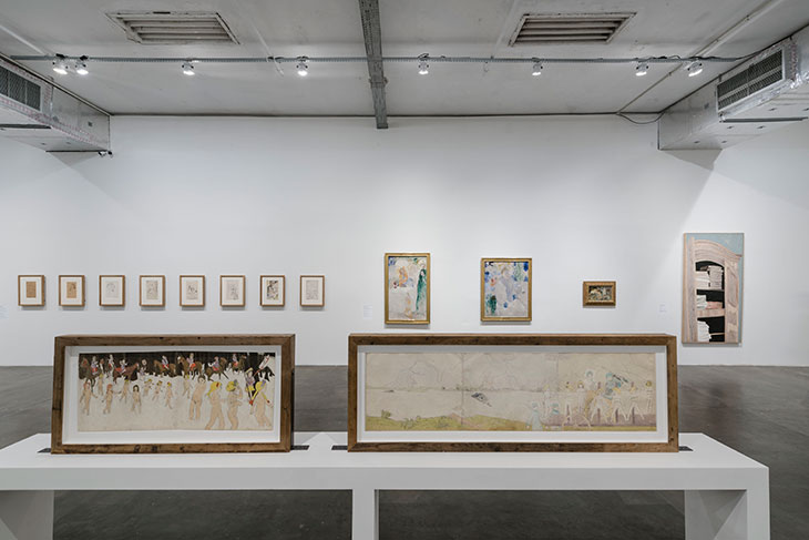 Installation view of Mamma Andersson’s exhibition at the 33rd Bienal de São Paulo, ‘Affective Affinities’, 2018.
