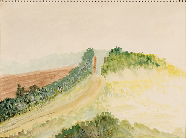 May 23, 1935 (Pathway through Fields) (1935), Grace Pailthorpe.