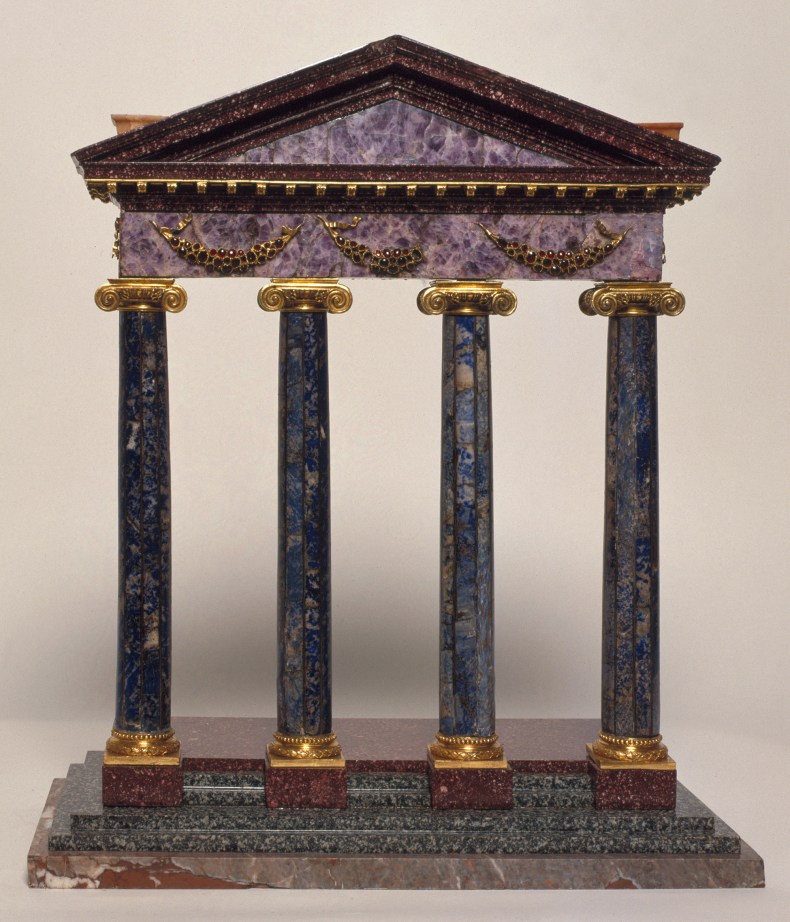 Reduction of the Temple of Mercury (c. 1778), Luigi Valadier. 