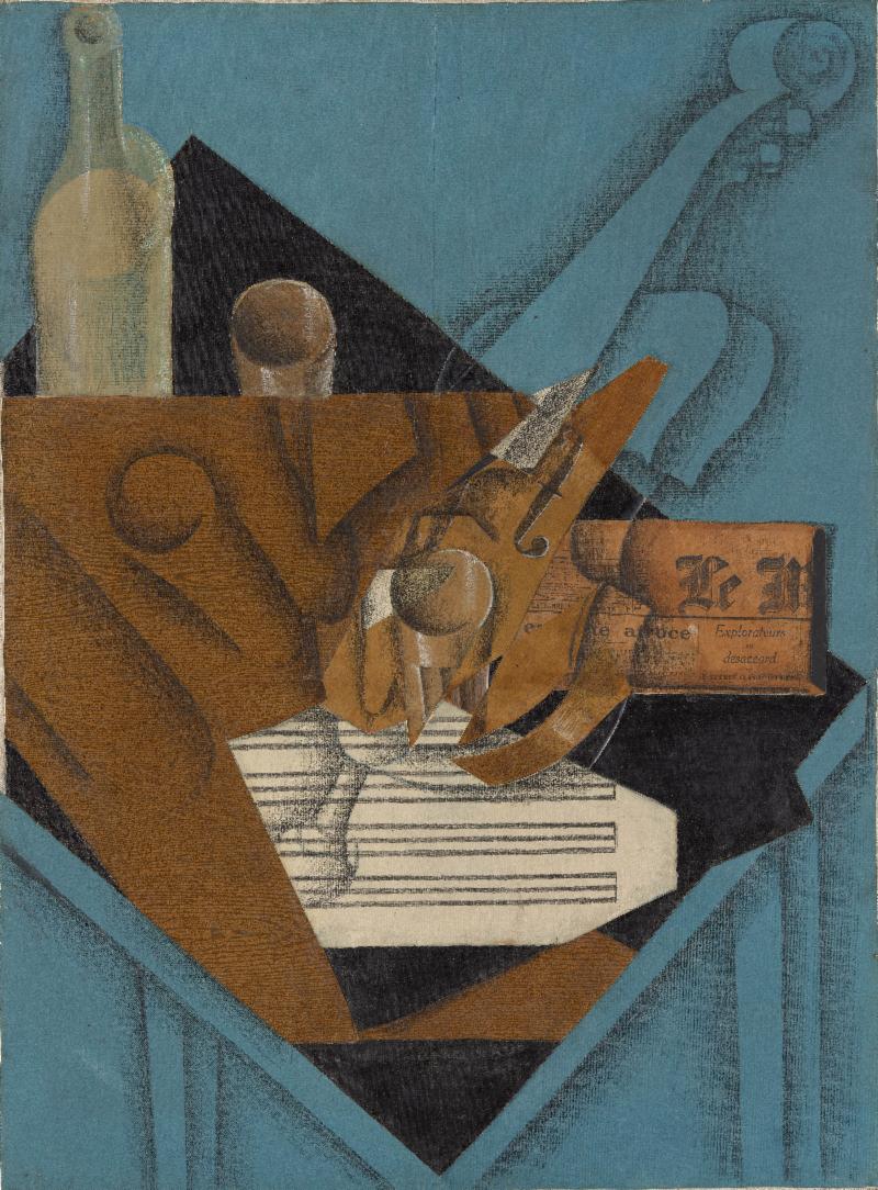 The Musician’s Table (1914), Juan Gris. The Metropolitan Museum of Art, New York, Leonard A. Lauder Cubist Collection.