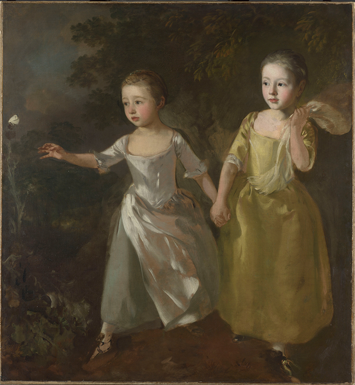 The Painter’s Daughters Chasing a Butterfly, Gainsborough