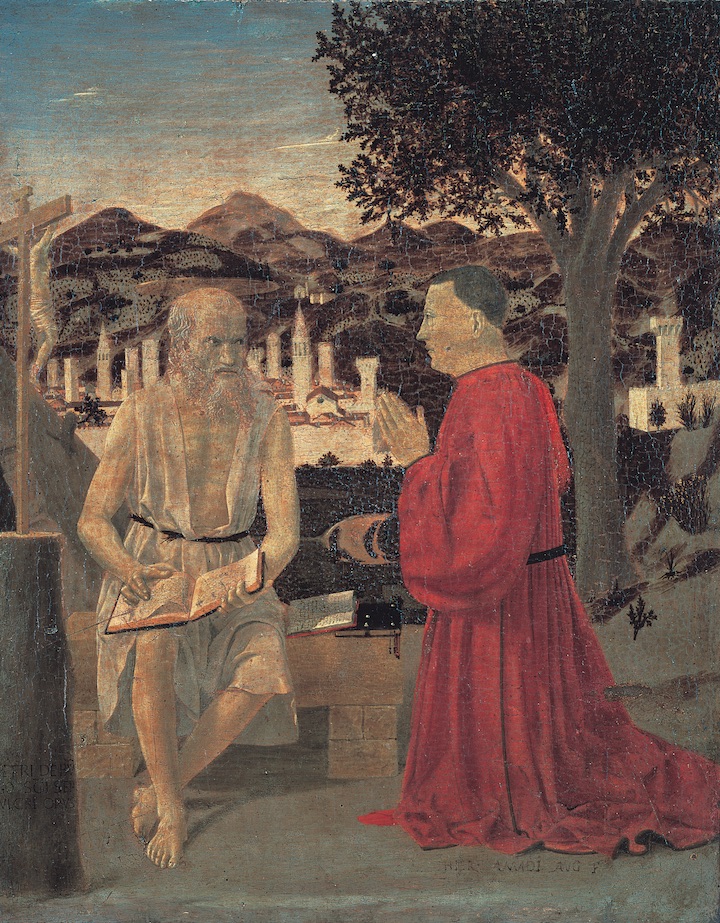 Saint Ludwig (from Palazzo Pretorio; 1460), Piero della Francesca. Courtesy of Civic Museum, Sansepolcro
