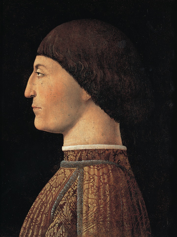 Portrait of Sigismondo Malatesta (c. 1451), Piero della Francesca. Courtesy of Musée du Louvre, Paris