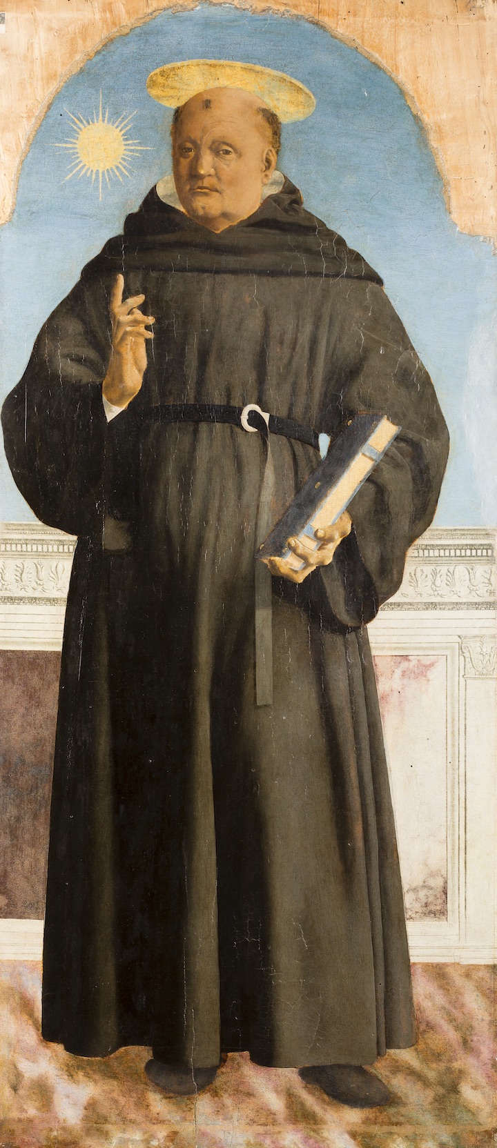 Saint Nicholas of Tolentino (1454-1469), Piero della Francesca. Courtesy of Poldi Pezzoli Museum, Milan