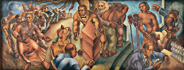 Five Great American Negroes (1939), Charles White. Collection of the Howard University Gallery of Art, Washington, D.C.
