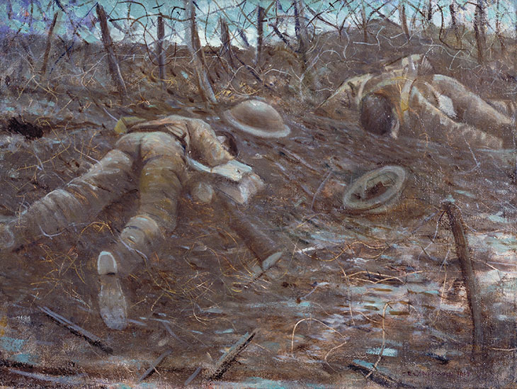 Paths of Glory (1917), Christopher Richard Wynne Nevinson. Exhibited in ‘Aftermath: Art in the Wake of World War One’ at Tate Britain in 2018.