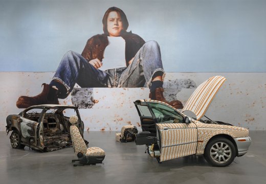 Installation view of ‘Sarah Lucas: Au Naturel’ at the New Museum, New York, 2018.