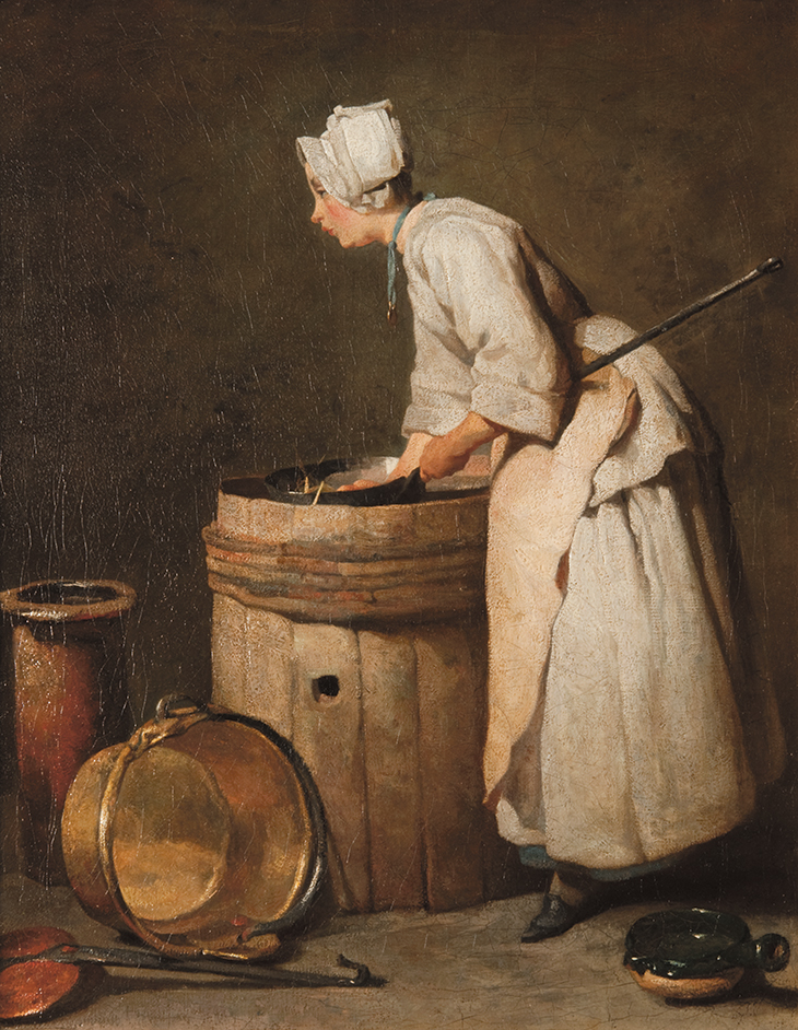 The Scullery Maid (c. 1738), Jean-Siméon Chardin.