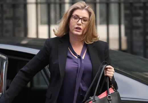 International Development Secretary and Minister for Women and Equalities in the UK Penny Mordaunt, outside 10 Downing Street in October 2018.