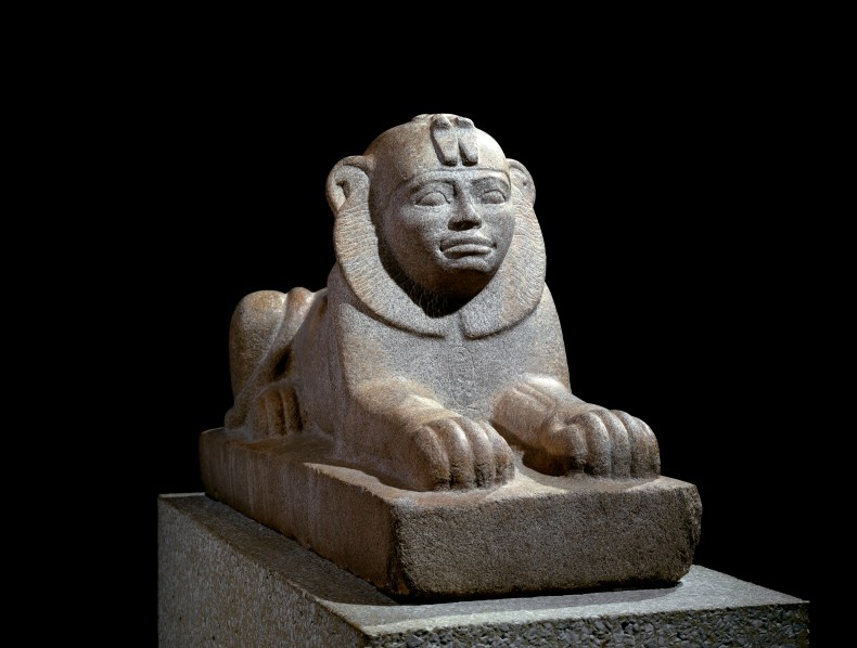 Granite sphinx of Taharqo (c. 680 BC), Kawa, Sudan.