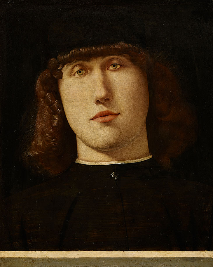 Portrait of a Young Man (c. 1500), Lorenzo Lotto.