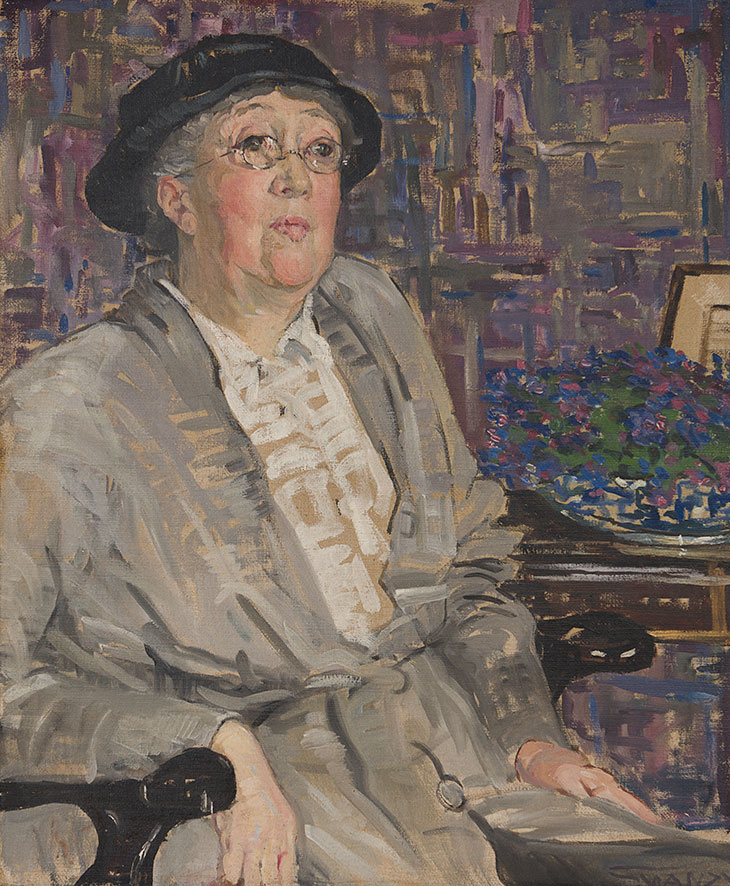 Portrait of Gertrude Jekyll (1910–11), Mary Swanzy. Private collection