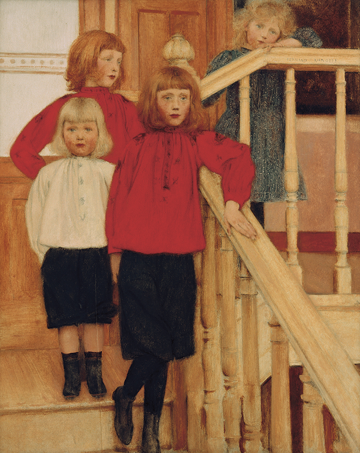 Portrait of the Children of Monsieur Nève (1893), Fernand Khnopff