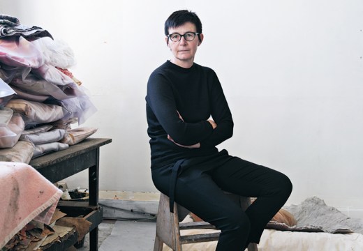 Berlinde De Bruyckere, photographed in her studio in Ghent in October 2018.