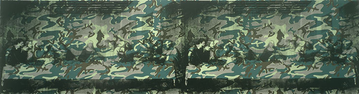 Camouflage Last Supper (1986), Andy Warhol. Private collection.