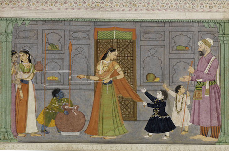 Krishna as a Child Stealing Buttermilk