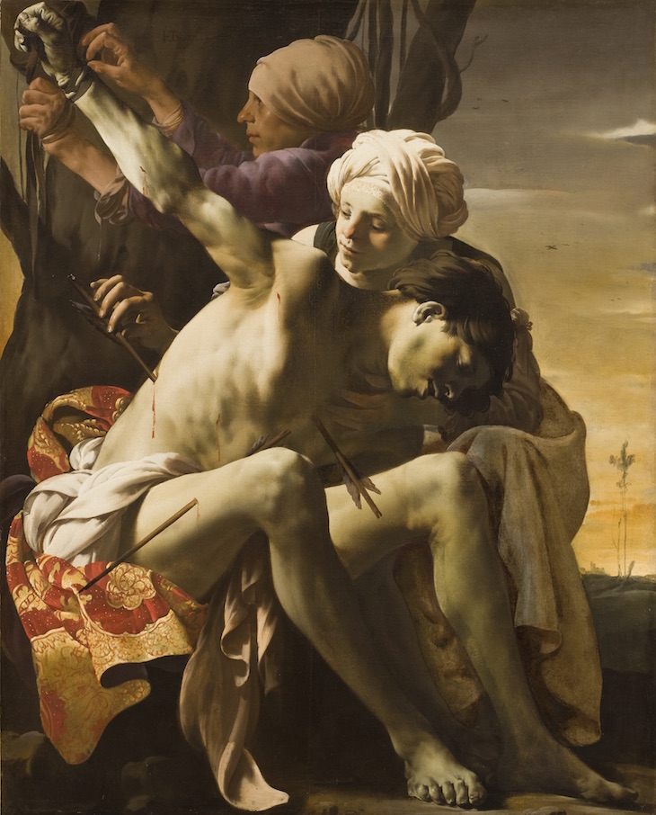 Saint Sebastian Tended by Saint Irene, Hendrick Ter Brugghen