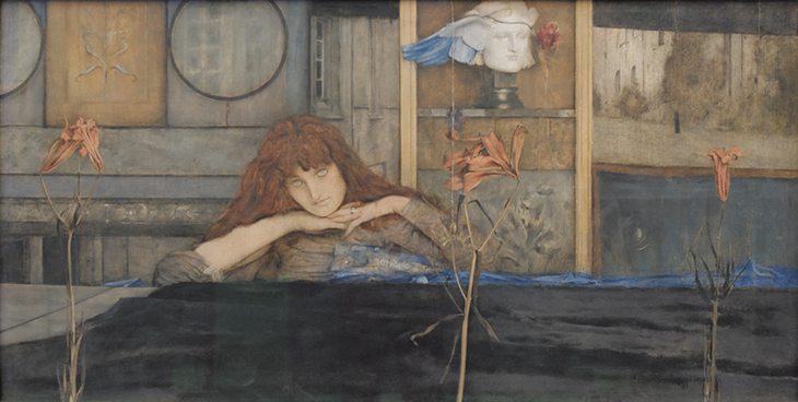 I Lock My Door Upon Myself (1891), Fernand Khnopff. Neue Pinakothek, Munich.