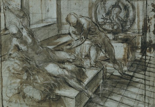 Venus and Vulcan (c. 1545), Jacopo Tintoretto. Kupferstichkabinett, Staatliche Museen zu Berlin