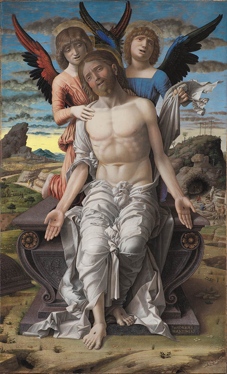 The Dead Christ Supported by Two Angels, Mantegna