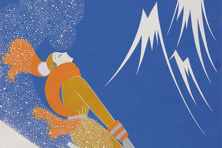 Sports d’Hiver (1933), Erté. Stephen Ongpin Fine Art (£18,000)