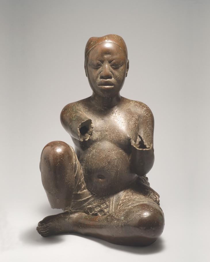 Seated Figure (late 13th–14th century), possibly Ife, Nigeria.