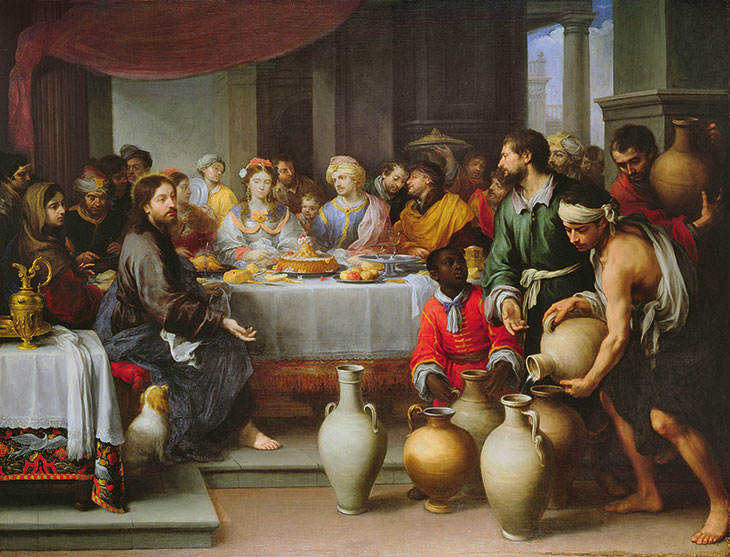 The Marriage Feast at Cana (c. 1672), Bartolomé Esteban Murillo. The Barber Institute of Fine Arts