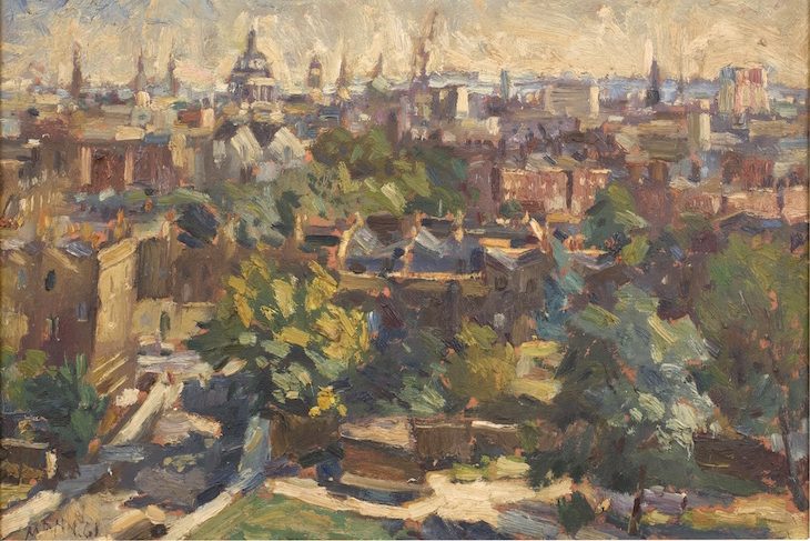 St Paul’s from Bevan Court, Cyril Mann