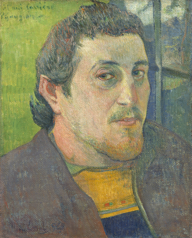 Self-Portrait Dedicated to Carrière, 1888 or 1889, Gauguin
