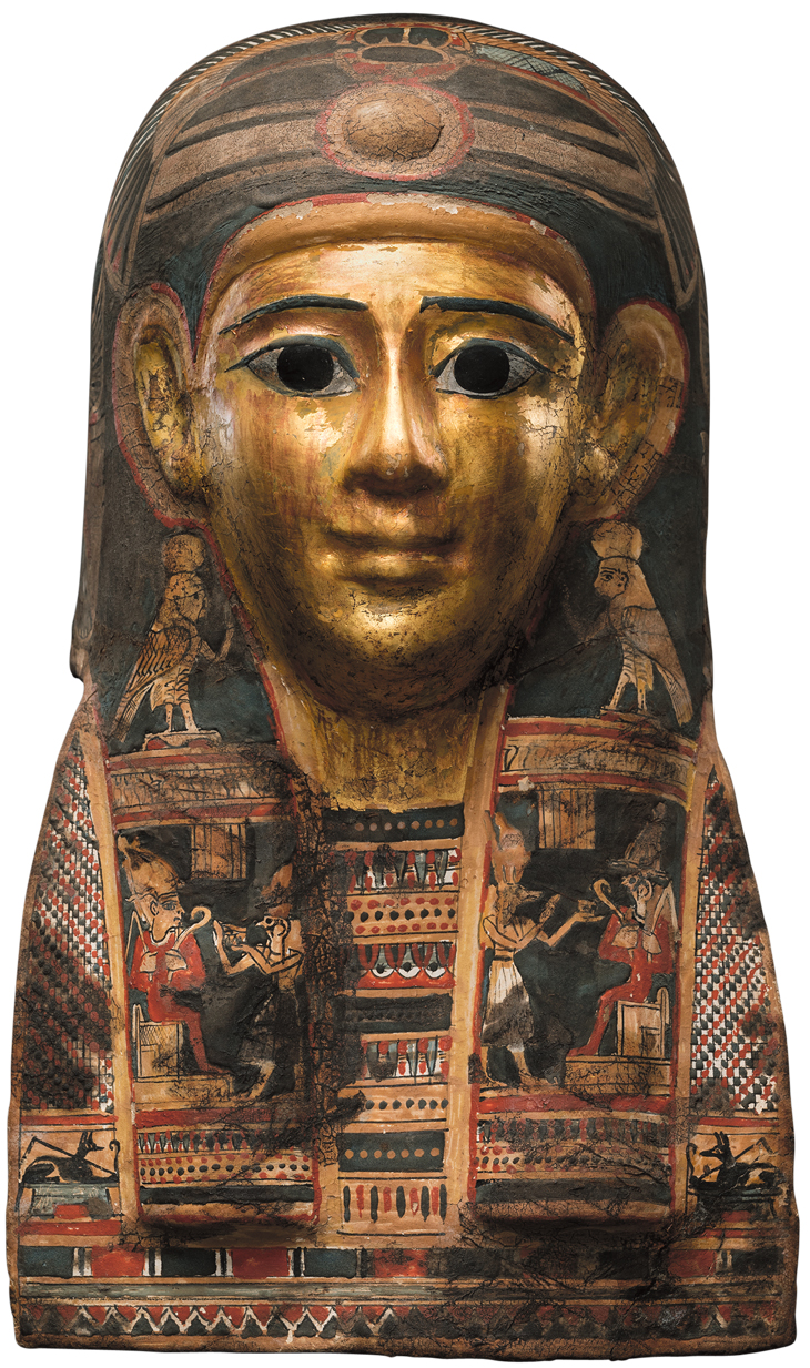 Mummy mask, Egypt, Ptolemaic period (305–30BC).