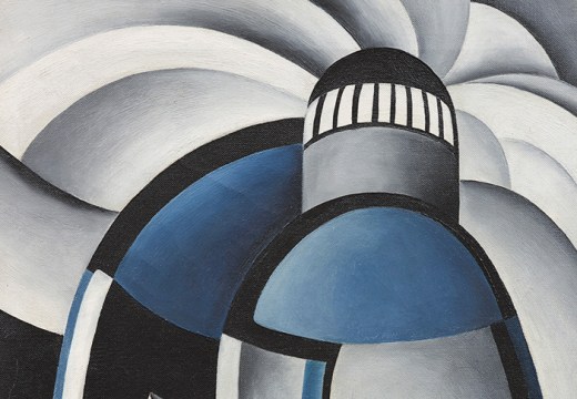 Variation on a Lighthouse Theme II (detail; c. 1931–32), Ida Ten Eyck O’Keeffe