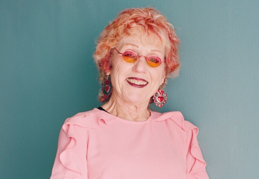 Judy Chicago photographed in Santa Monica in September 2018