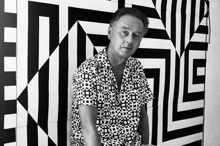 Victor Vasarely photographed in 1960