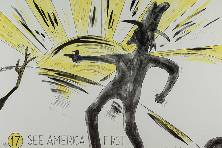 Untitled 2 from the series See America First (1968), H.C. Westermann, The David and Alfred Smart Museum of Art, The University of Chicago.