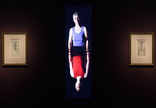 Installation view of ‘Bill Viola/Michelangelo: Life Death Rebirth’ at the Royal Academy of Arts, London, 2019.